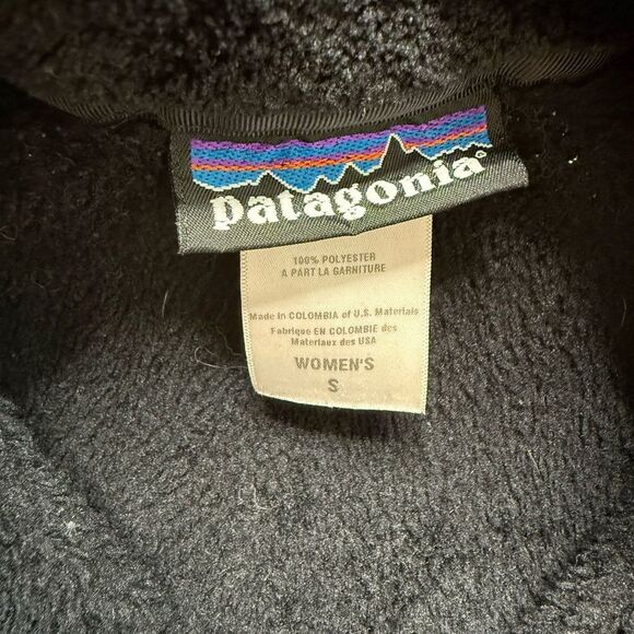 Patagonia Re-Tool Snap-T Fleece Pullover Women's Size Small Black - Picture 3 of 6